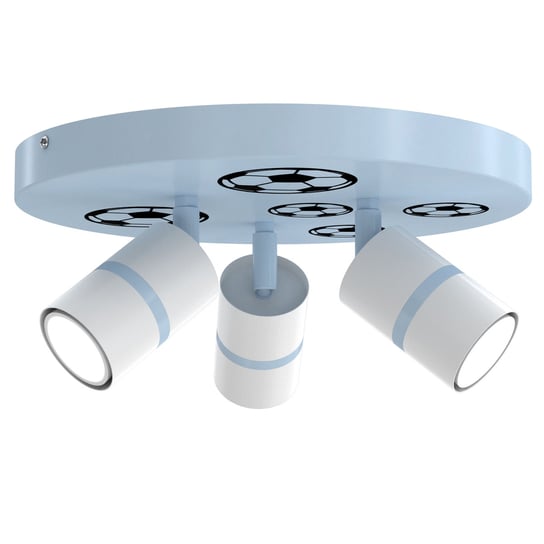 Lampa sufitowa plafon LED regulowane 3x Gu10 EWILIGHT piłka nożna EWILIGHT