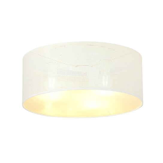 Lampa sufitowa PLAFON OLIMPIA biało-złoty 3 punkty światła E27 EMIBIG