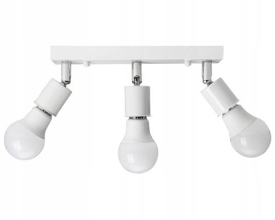 Lampa Sufitowa Plafon Reflektor Metal Line White 3 Toolight