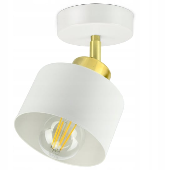 Lampa Sufitowa Plafon Roller Biała Złota 370-Eg1 Luxolar