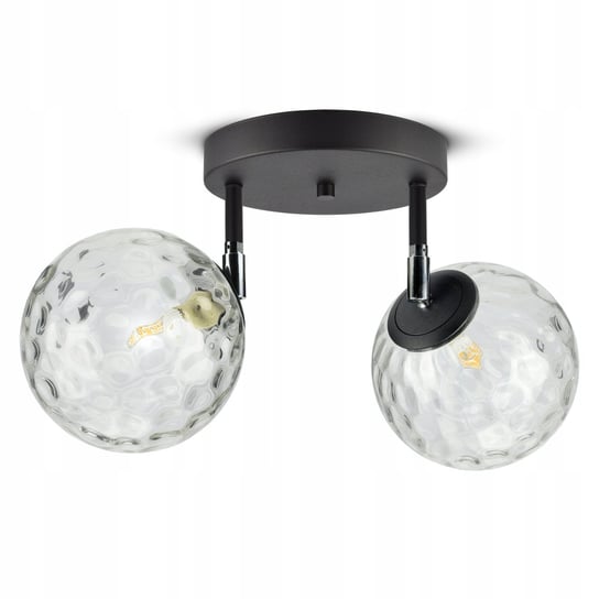 Lampa Sufitowa Plafon Żyrandol Szklane Kule - EGR2 Texture LED G9 Luxolar
