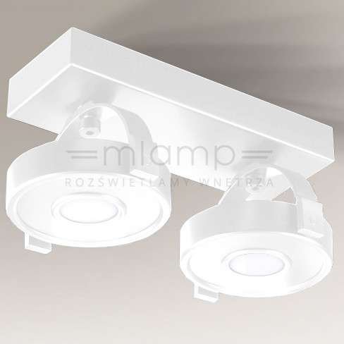 LAMPA sufitowa SAKURA 7296 Shilo metalowa OPRAWA spot LED 20W 3000K regulowany biały Shilo