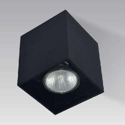 Lampa sufitowa Square H-50475-BK metalowa kostka spot czarny hol Zuma Line