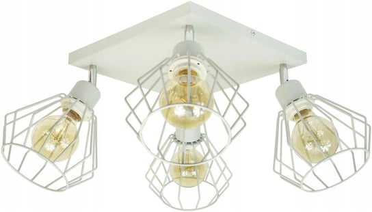 LAMPA SUFITOWA SZARA BRYLANT DIAMENT WISZĄCA ŻYRANDOL LOFT EDISON LED E27 MODERNO