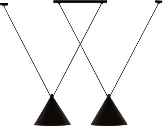 Lampa Sufitowa Wisząca Black App548-2Cp Toolight