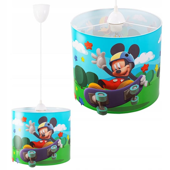 Lampa Sufitowa Wisząca Dziecięca Kolorowa Disney Mickey Club Duża Nowodvorski