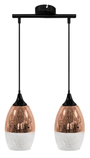 Lampa Sufitowa Wisząca Miedziana Regulowana 2X60W Celia Candellux 32-57341 Candellux Lighting