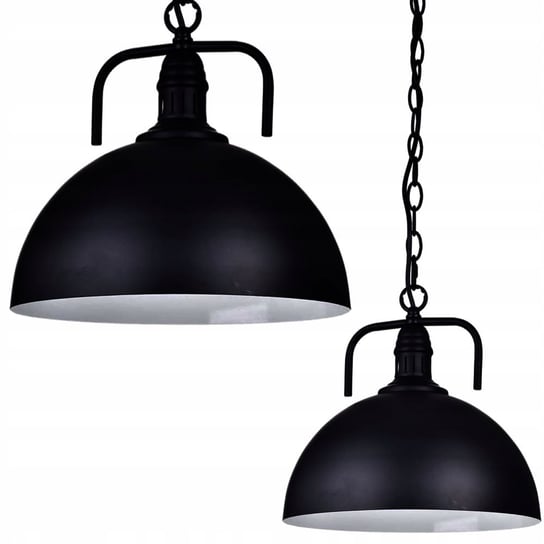 Lampa Sufitowa Wisząca Retro Loft Czarna MAXXLLC