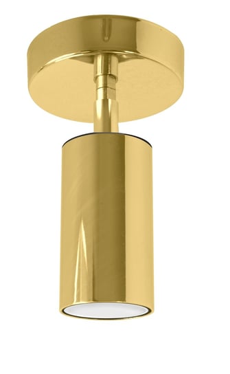 lampa sufitowa wisząca żyrandol tuba gold 2k-1 led Komat