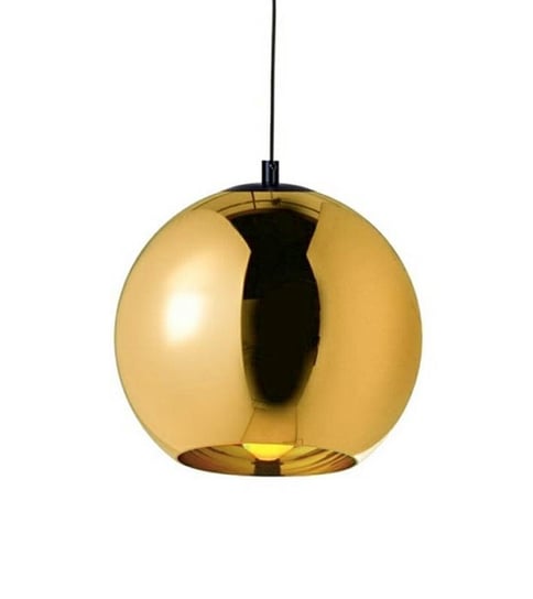 Lampa szklana Ball złota : Rozmiar - M MIA home