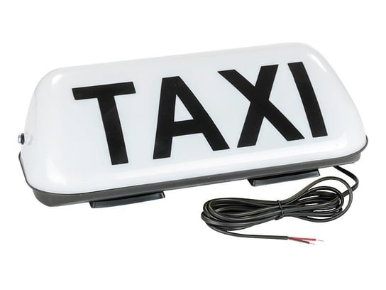 Lampa TAXI ukośna, LED, biała Carmotion