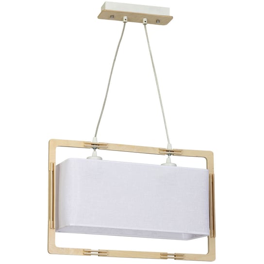 Lampa wisząca ALDEX Loki White, 2x60 W, E27, biała, 80x50x14,5 cm Aldex