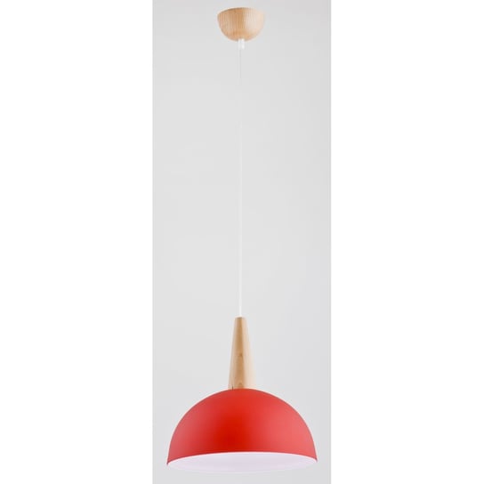 Lampa wisząca ALFA Fotyn, czerwona, 60W, 30x90 cm Alfa