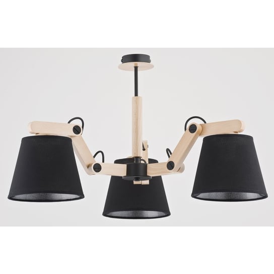 Lampa wisząca ALFA JOGA BLACK 22713, czarna, 60 W Alfa