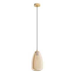 Lampa wisząca ALOBRASE bursztynowy E27 40W 20cm 98648 EGLO Eglo