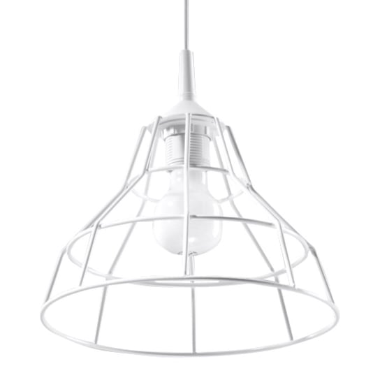Lampa wisząca ANATA biała nowoczesny stożek regulacja zawiesia SL.0145 Sollux Lighting Sollux Lighting