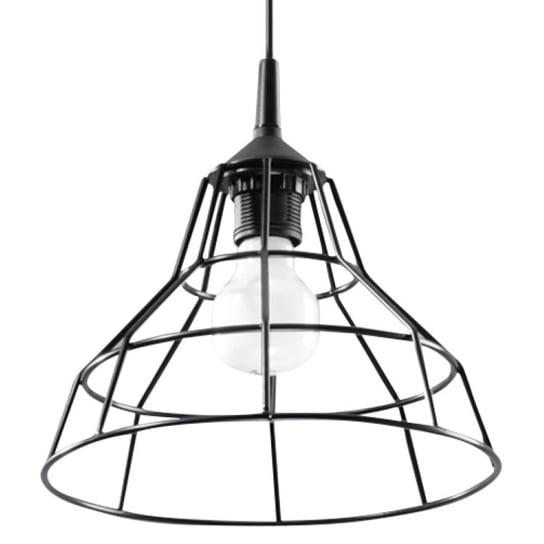 Lampa wisząca ANATA czarna nowoczesny stożek regulacja zawiesia SL.0146 Sollux Lighting Sollux Lighting