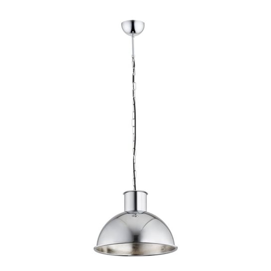 Lampa wisząca ARGON Eufrat, srebrna, 1x60W, 90x37 cm Argon