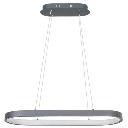 LAMPA wisząca ATHOS 6679 Rabalux owalna OPRAWA ZWIS LED 84W 4000K szara Rabalux