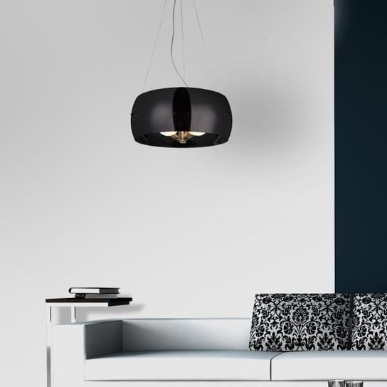 Lampa wisząca AZZARDO COSMO, czarna, 3x60W, 20x50 cm AZzardo