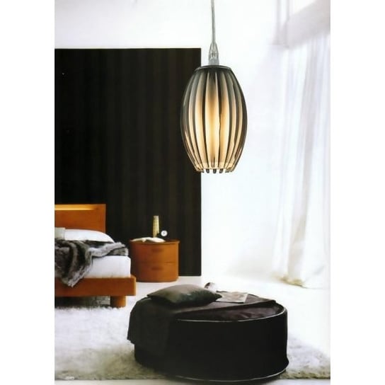 Lampa wisząca AZZARDO ELBA, czarna, 1x60W, 26x18 cm AZzardo