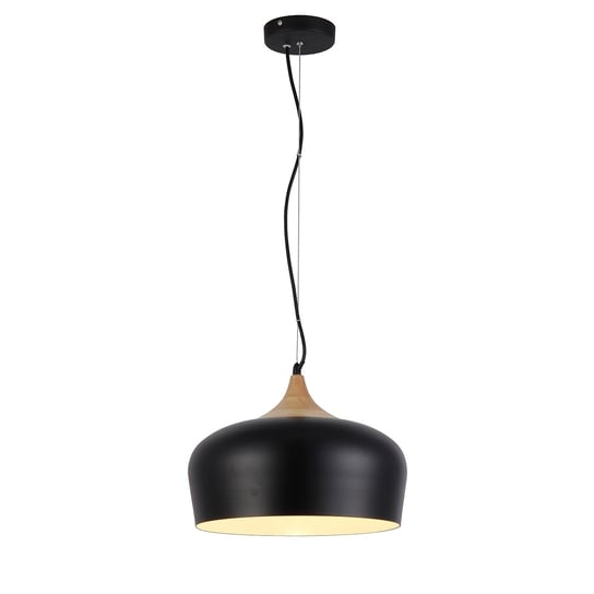 Lampa wisząca AZZARDO Parma, czarno-brązowa, 1x60W, 150x36 cm AZzardo