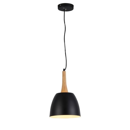 Lampa wisząca AZZARDO Prato, czarno-brązowa, 1x60W, 150x22 cm AZzardo