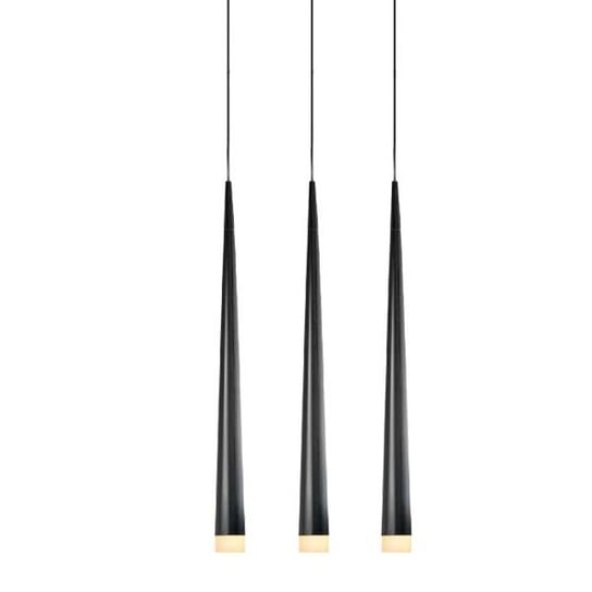 Lampa wisząca AZZARDO STYLO, czarna, 3x40W, 60x55 cm AZzardo