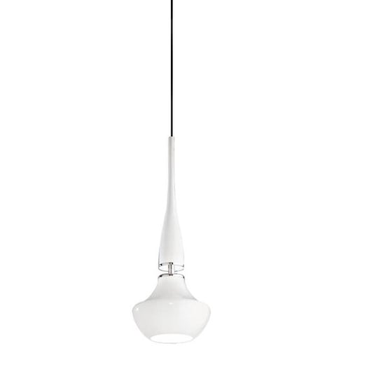 Lampa wisząca AZZARDO TASOS, biała, 1x40W, 120x16 cm AZzardo