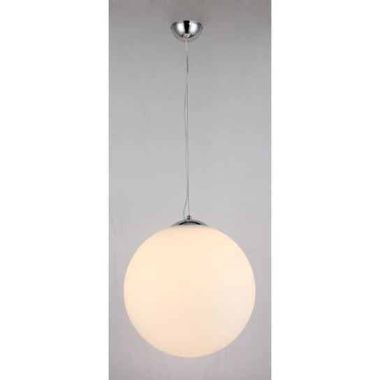 Lampa wisząca AZZARDO White Ball, srebrna, 1x40W, 150x40 cm AZzardo