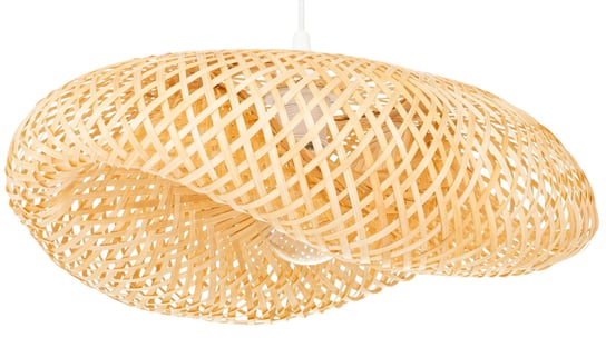 Lampa wisząca biała BOHO bambusowa plecionka NUSA 50 cm Ledigo