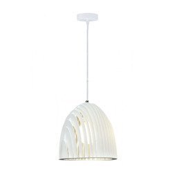 Lampa wisząca biała okrągła 25cm E27 Cone Prism-White VT-7255-W 3952 V-TAC V-TAC