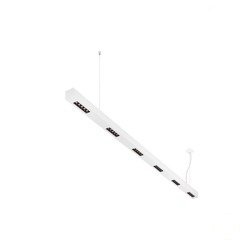 Lampa wisząca biała Q-LINE PD 2m BAP 85W 3000K SLV, 1000929 SLV