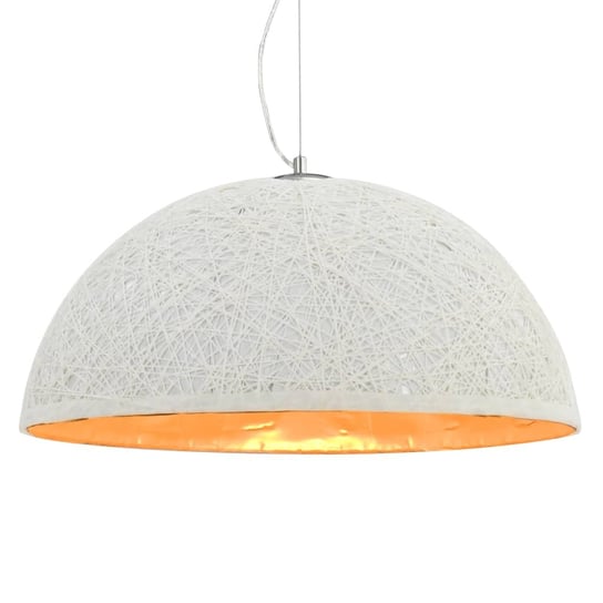 Lampa wisząca, biało-złota, Ø 50 cm, E27 vidaXL