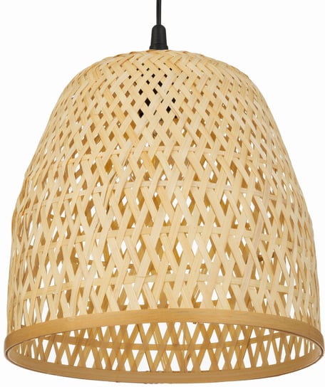 Lampa wisząca BOHO bambusowa czarna PHU02 Ledigo