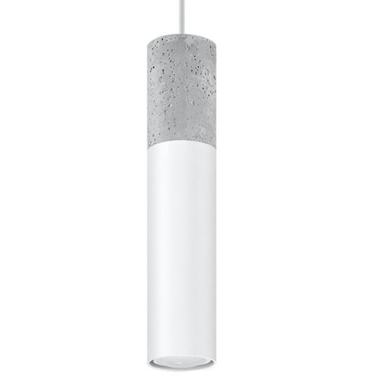 Lampa wisząca BORGIO 1 biały nowoczesny tuba regluacja zawiesia SL.0647 Sollux Lighting Sollux Lighting