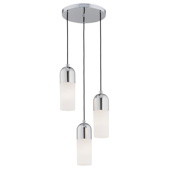 Lampa Wisząca Burgos 1465 3Xe27 Chrom Argon