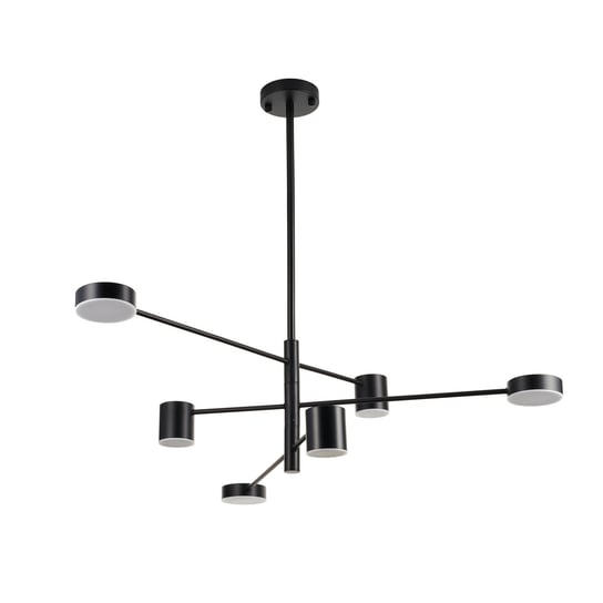 Lampa wisząca CLEX - 6P LED czarna 100 cm Step Into Design