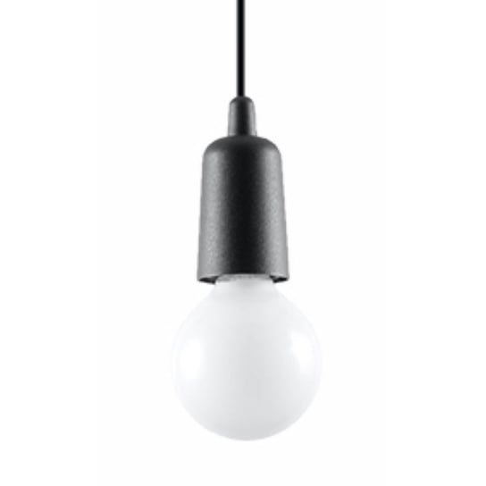 Lampa wisząca DIEGO 1 czarna nowoczesny niereguralny regulacja zawiesia SL.0572 Sollux Lighting Sollux Lighting