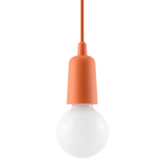 Lampa wisząca DIEGO 1 pomarańczowy nowoczesny niereguralny regulacja zawiesia SL.0584 Sollux Lighting Sollux Lighting