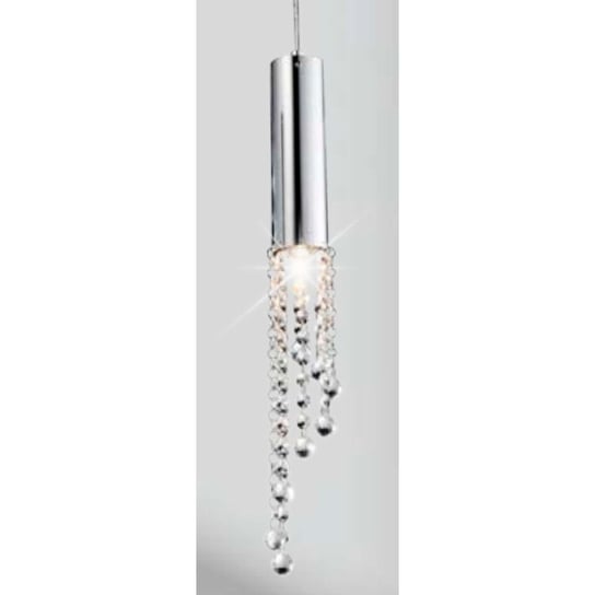 LAMPA wisząca DUERO 31-25241 Candellux kryształowa OPRAWA zwis LED 3W 3000K-3200K tuba crystal chrom Candellux