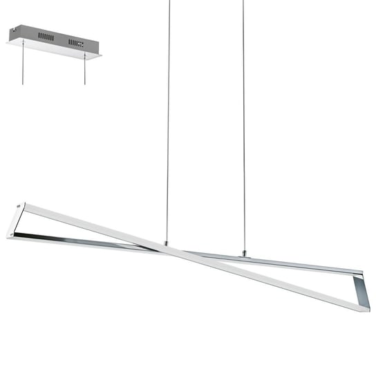 Lampa wisząca EGLO AGRELA, srebrna, 1x30W/LED, 3000K, 120x10 cm Eglo