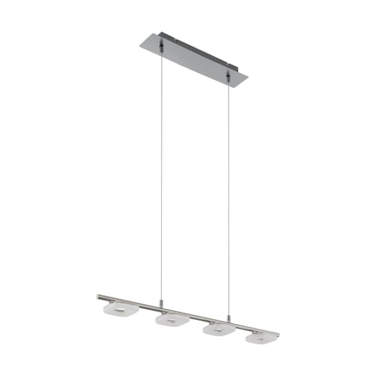 Lampa wisząca EGLO LANIENA, szaro-srebrna, 4x4W, 3000K, 150x95 cm Eglo