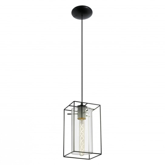 Lampa wisząca EGLO Loncino, czarna, 1x60W, 110x15 cm Eglo