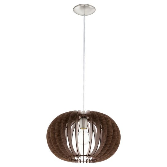 Lampa wisząca EGLO Stellato, 1x60 W, E27, ciemne drewno, 130x40x40 cm Eglo