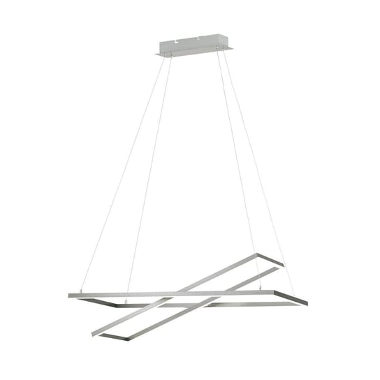 Lampa wisząca EGLO Tamasera, srebrna, 1x16W/1x19W, 3000K, 120x80 cm Eglo