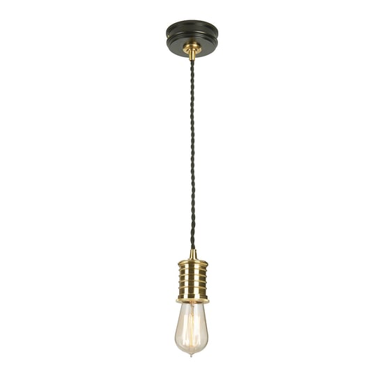 Lampa wisząca ELSTEAD LIGHTING Douille, 1x60 W, E27, mosiądz, 25,5-215,5x10 cm ELSTEAD LIGHTING