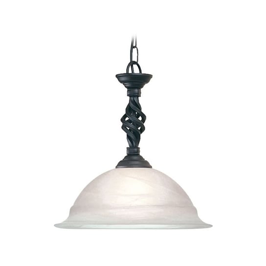 Lampa wisząca ELSTEAD LIGHTING Pembroke, brązowa, 1x100W, 46x34 cm ELSTEAD LIGHTING