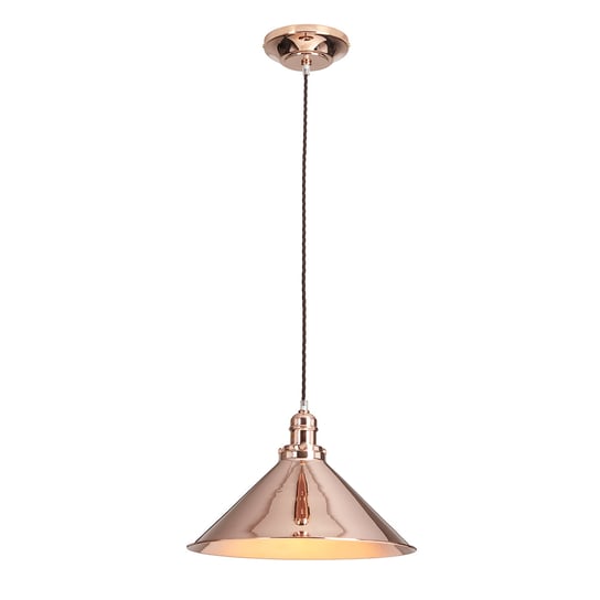 Lampa wisząca ELSTEAD LIGHTING Provence, 1x100 W, E27, miedziana, 28-200x37 cm ELSTEAD LIGHTING