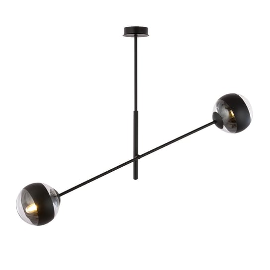 Lampa Wisząca Emibig 2Xe14 40W Linear 2 Black/Stripe 1168/2 EMIBIG